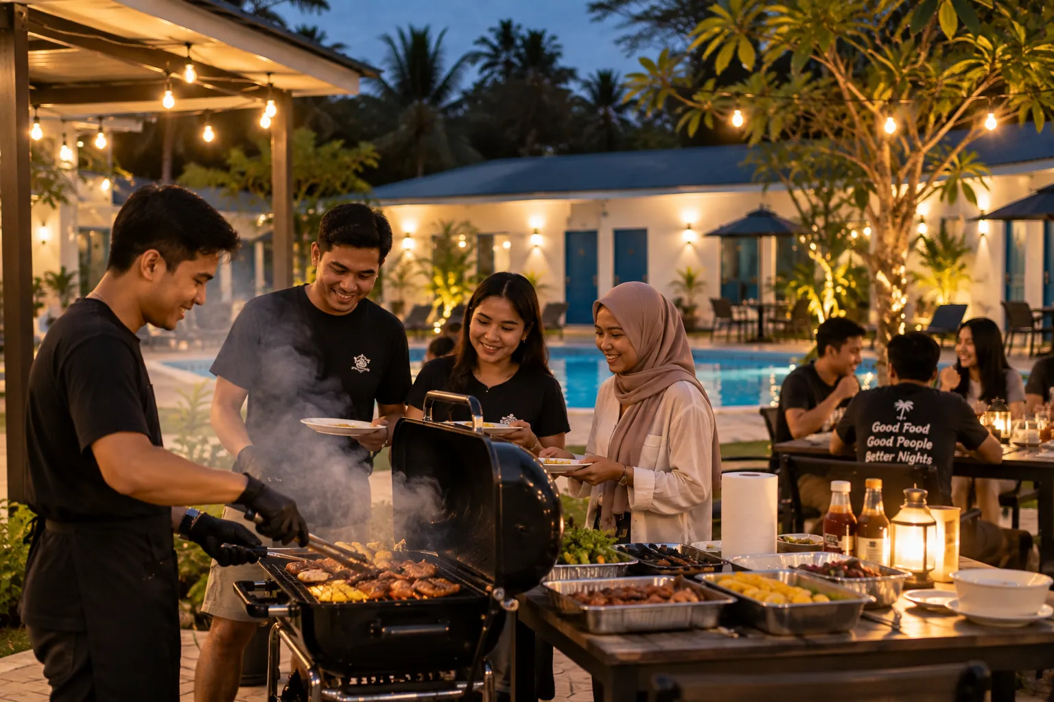 BBQ Night inspiration for a private gathering