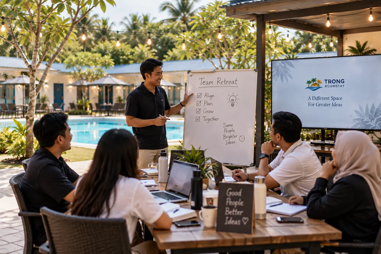 Corporate Retreat inspiration for a private gathering